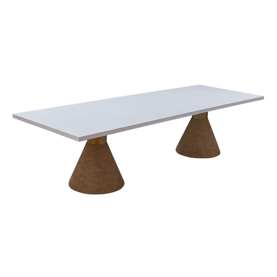 TOV Furniture Rishi Natural Rope Rectangular Table DINING TABLES