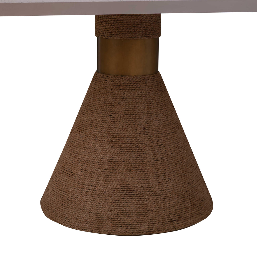 TOV Furniture Rishi Natural Rope Rectangular Table DINING TABLES