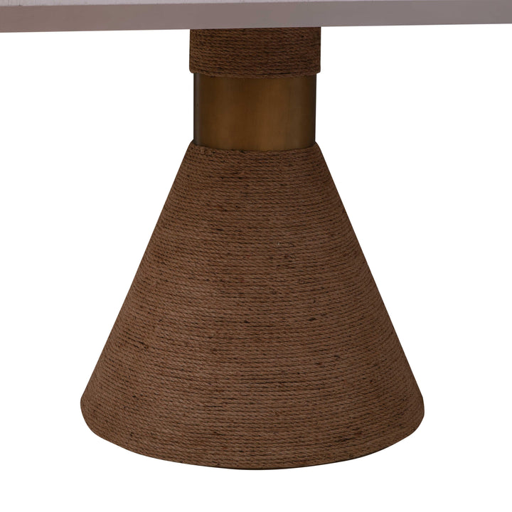 TOV Furniture Rishi Natural Rope Rectangular Table DINING TABLES