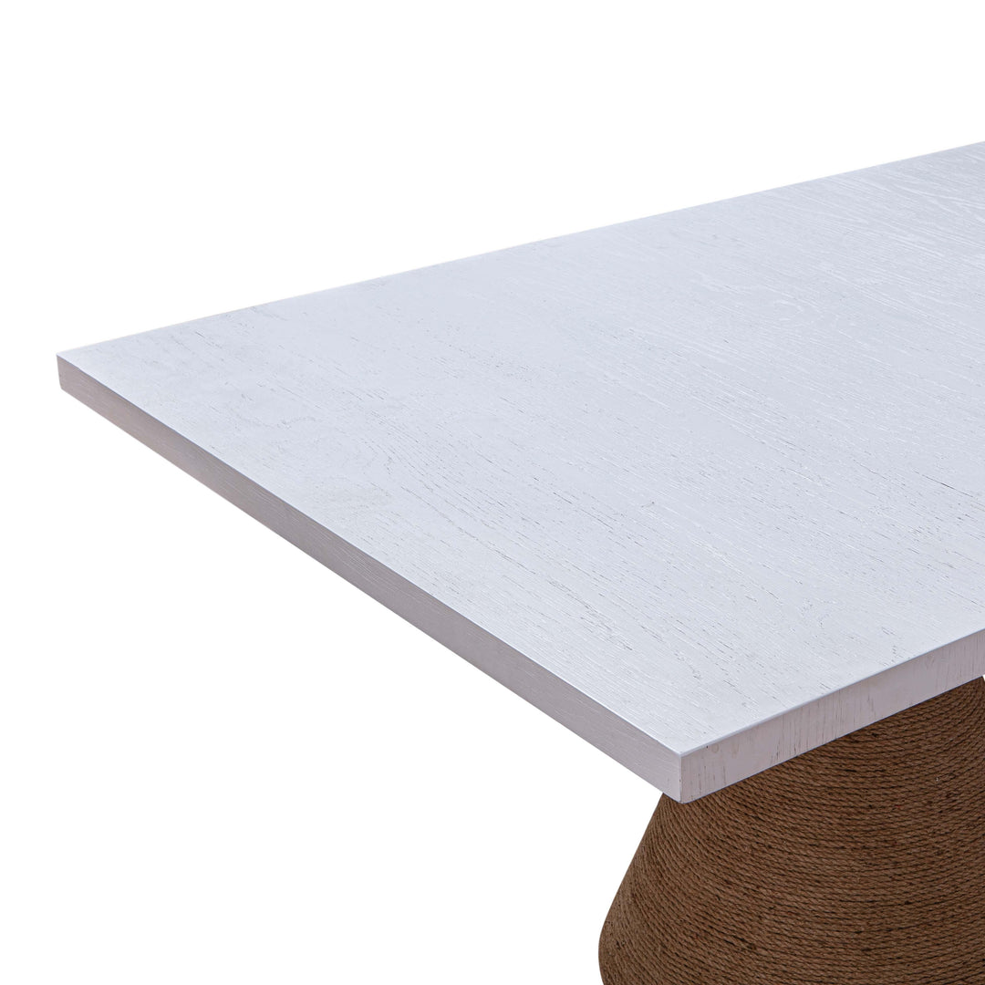TOV Furniture Rishi Natural Rope Rectangular Table DINING TABLES