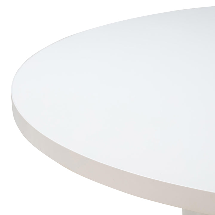 American Home Furniture | TOV Furniture - Kali 55 Inch White Round Dining Table