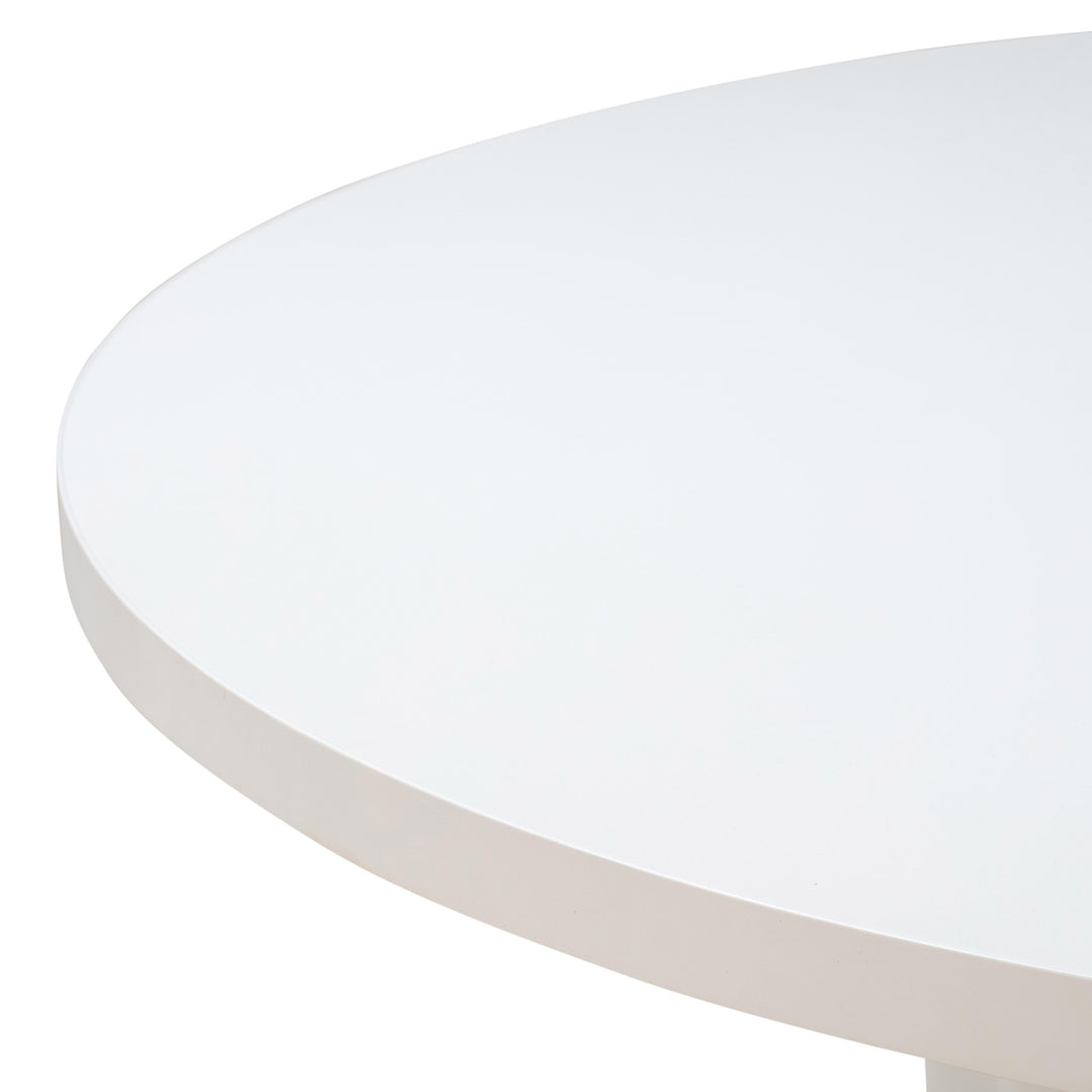 TOV Furniture Kali 55 Inch White Round Dining Table DINING TABLES