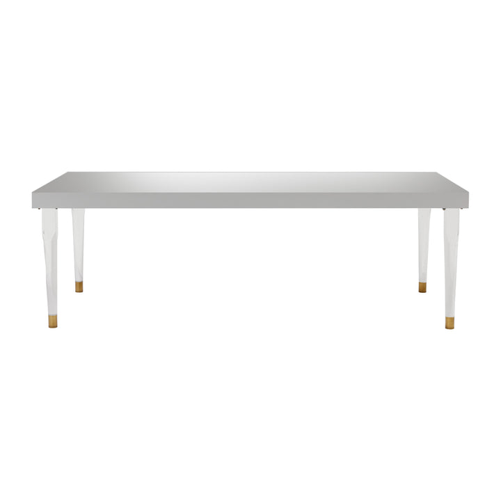 American Home Furniture | TOV Furniture - Tabby Glossy Lacquer Dining Table