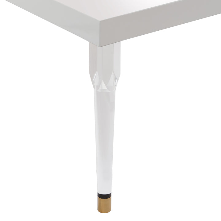 American Home Furniture | TOV Furniture - Tabby Glossy Lacquer Dining Table