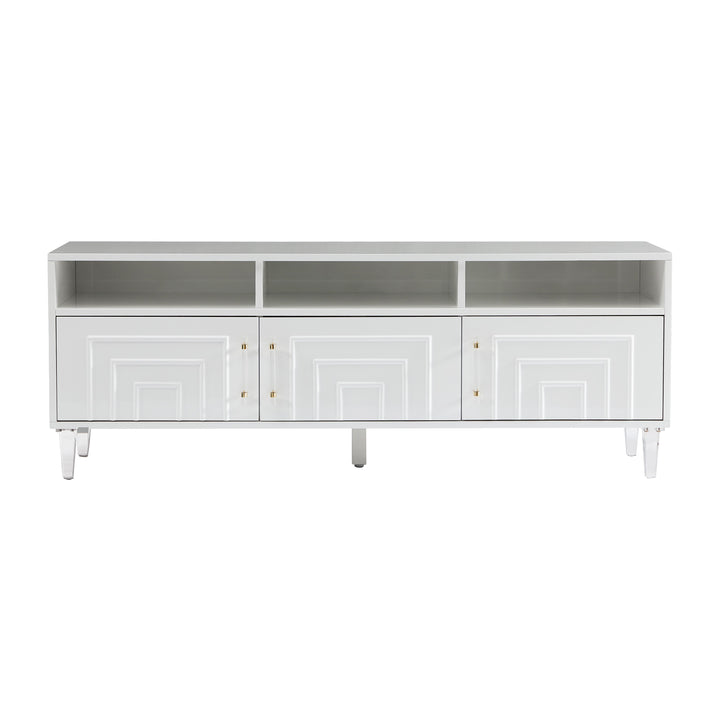 American Home Furniture | TOV Furniture - Famke White Media Console