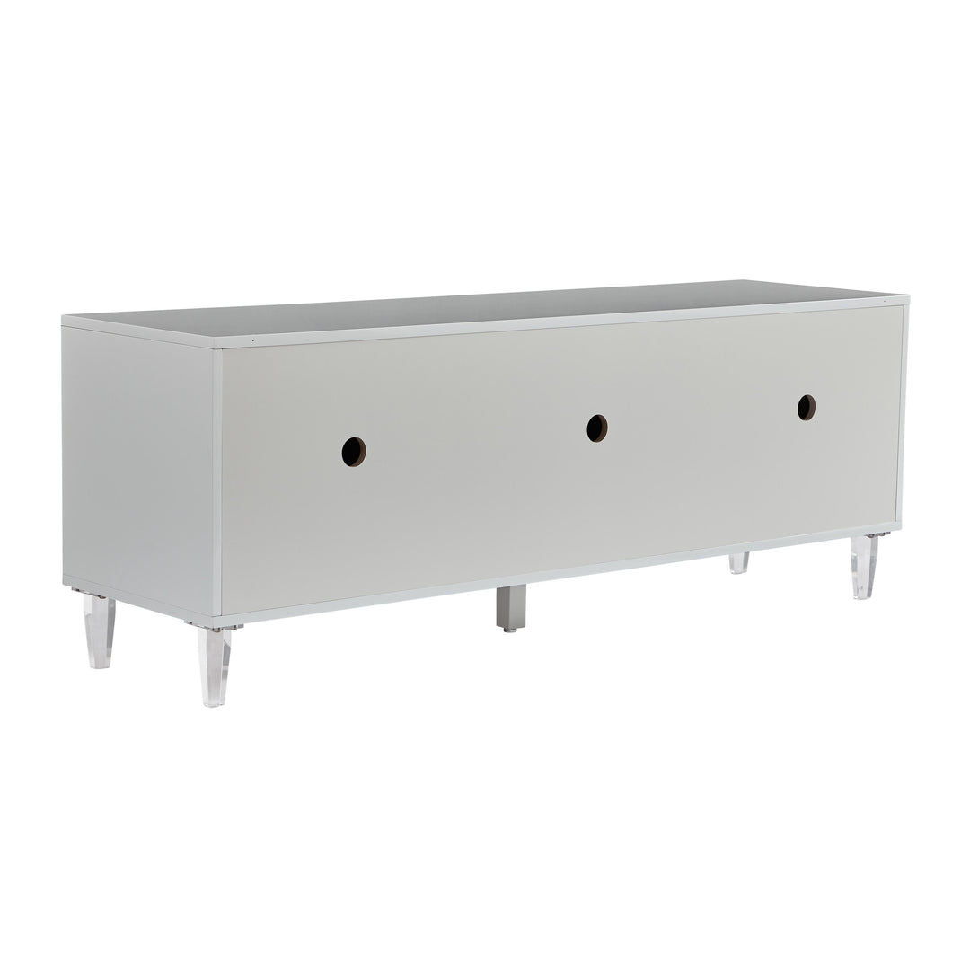 American Home Furniture | TOV Furniture - Famke White Media Console