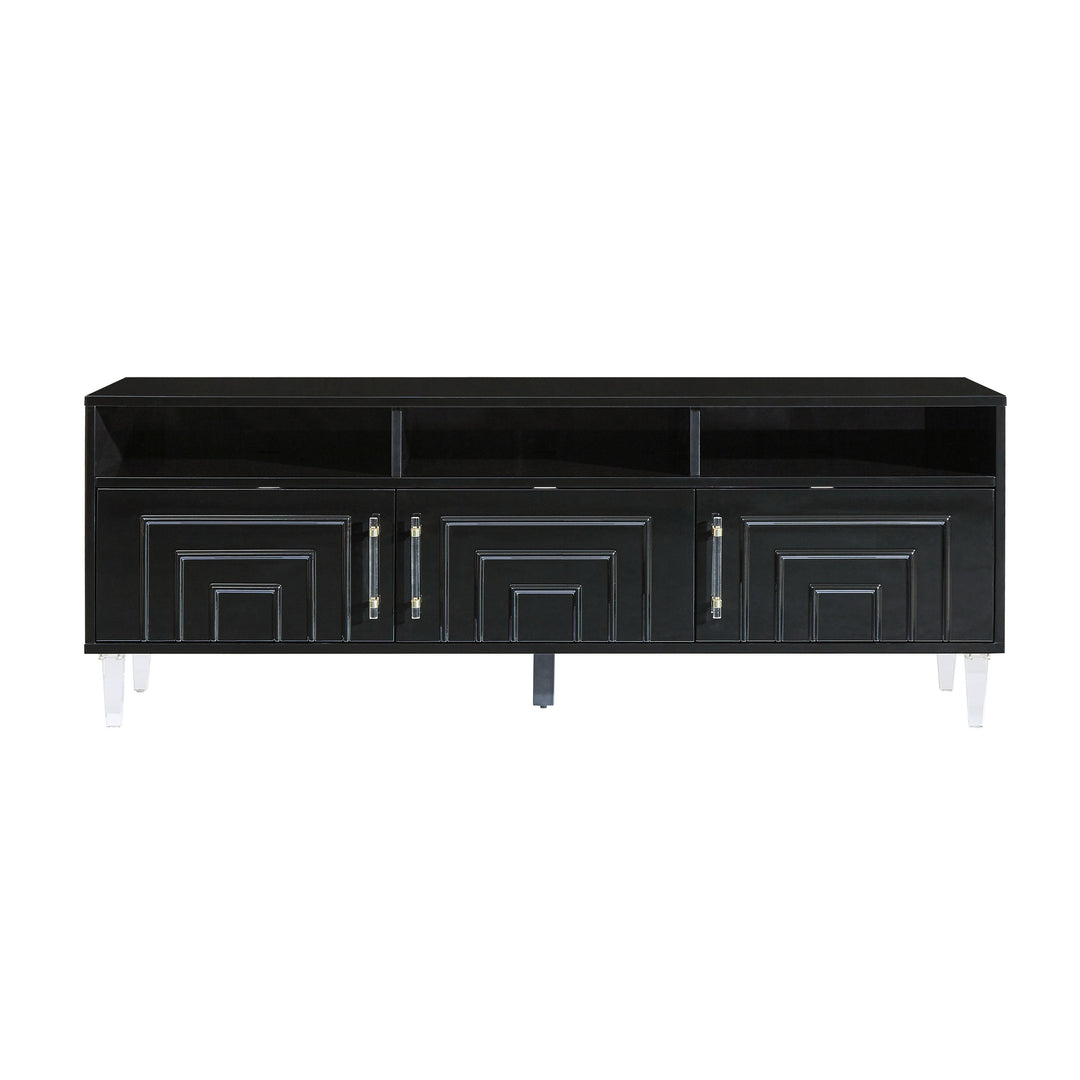 American Home Furniture | TOV Furniture - Famke Black Media Console