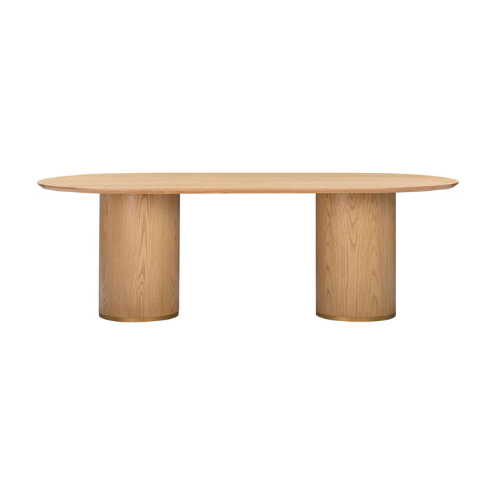 TOV Furniture Brandy Natural Ash Wood Oval Dining Table DINING TABLES