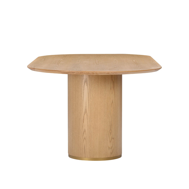 TOV Furniture Brandy Natural Ash Wood Oval Dining Table DINING TABLES