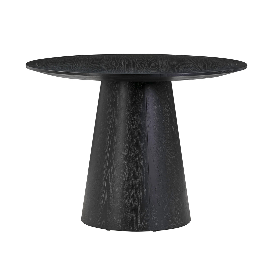 TOV Furniture Sahara Black Oak Round Dining Table DINING TABLES