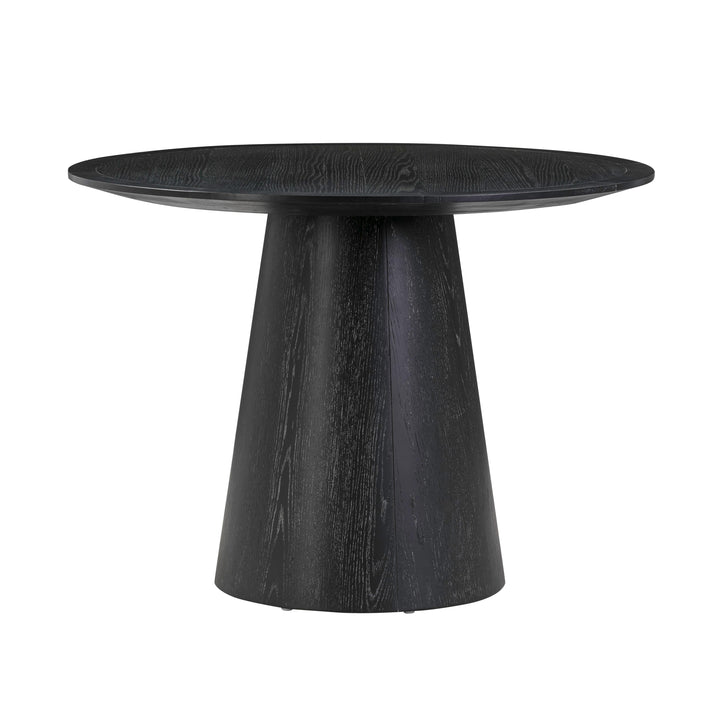 TOV Furniture Sahara Black Oak Round Dining Table DINING TABLES