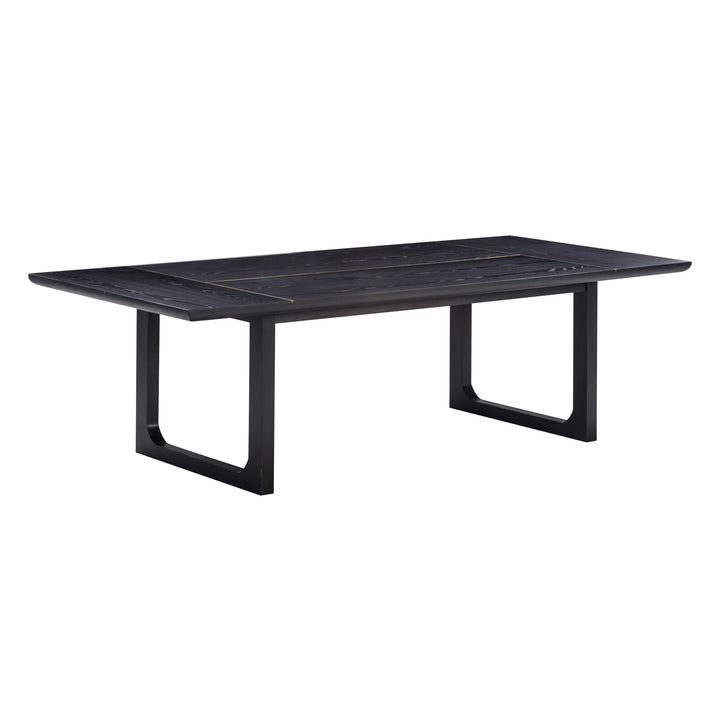 American Home Furniture | TOV Furniture - Shiloh Black Ash Rectangular Dining Table