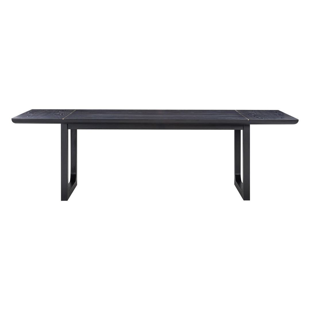 American Home Furniture | TOV Furniture - Shiloh Black Ash Rectangular Dining Table