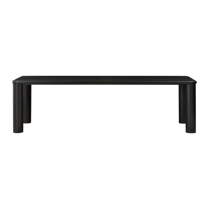 American Home Furniture | TOV Furniture - Akola Black Oak Rectangular Dining Table