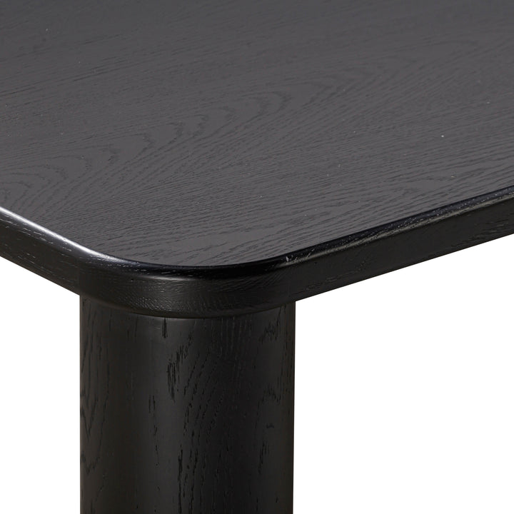 American Home Furniture | TOV Furniture - Akola Black Oak Rectangular Dining Table