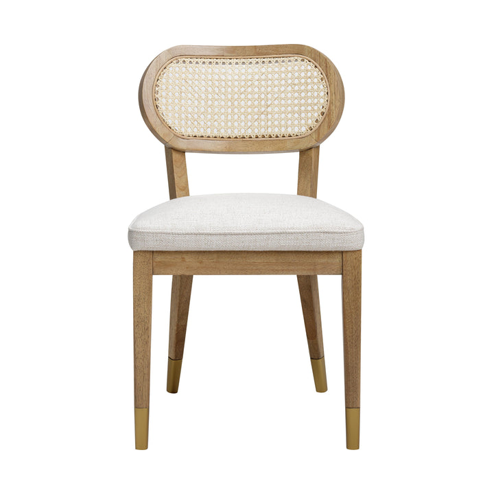 TOV Furniture Cosette Natural Dining Chair - Set of 2 DINING CHAIRS