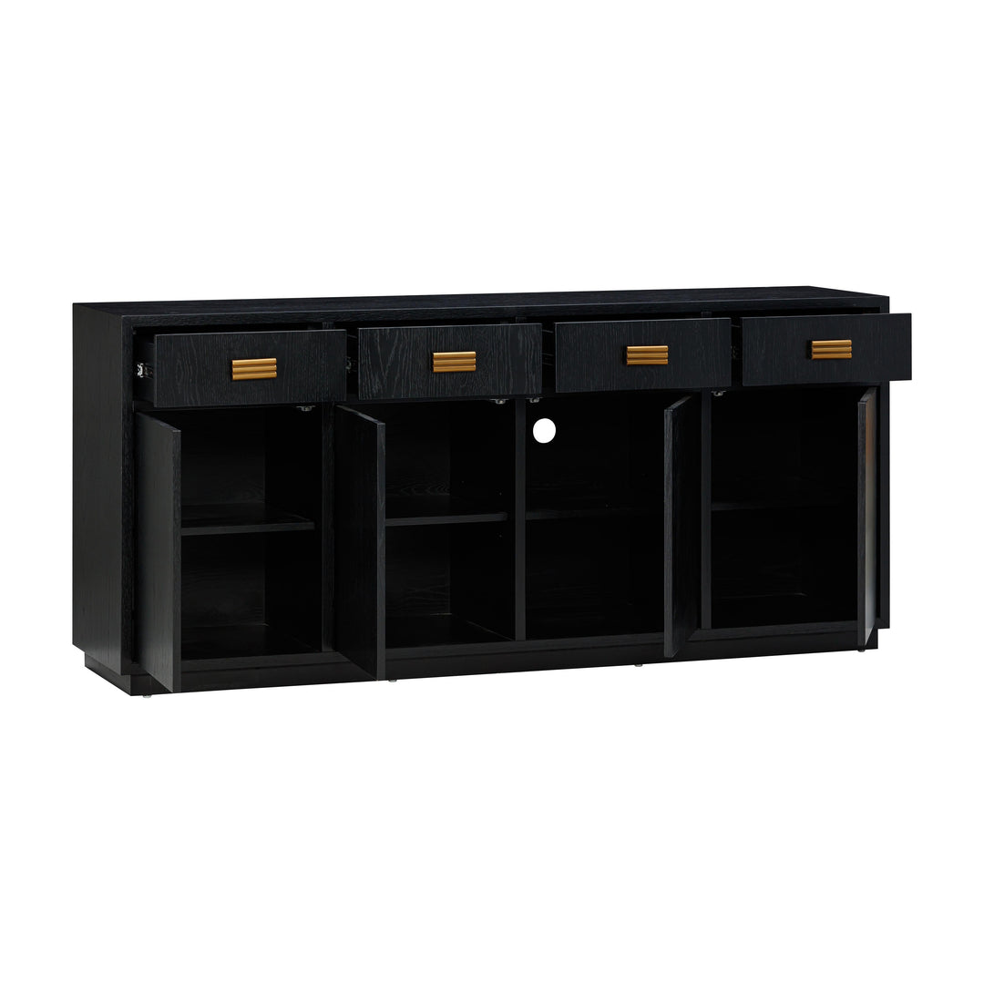TOV Furniture Aria Black Oak Buffet CABINETS
