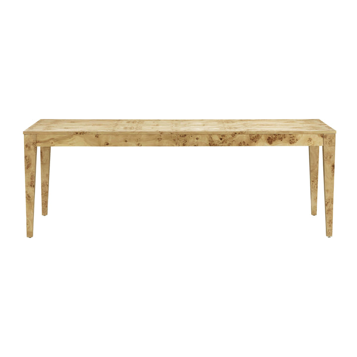 TOV Furniture Brandyss Natural Burl Rectangular Dining Table DINING TABLES