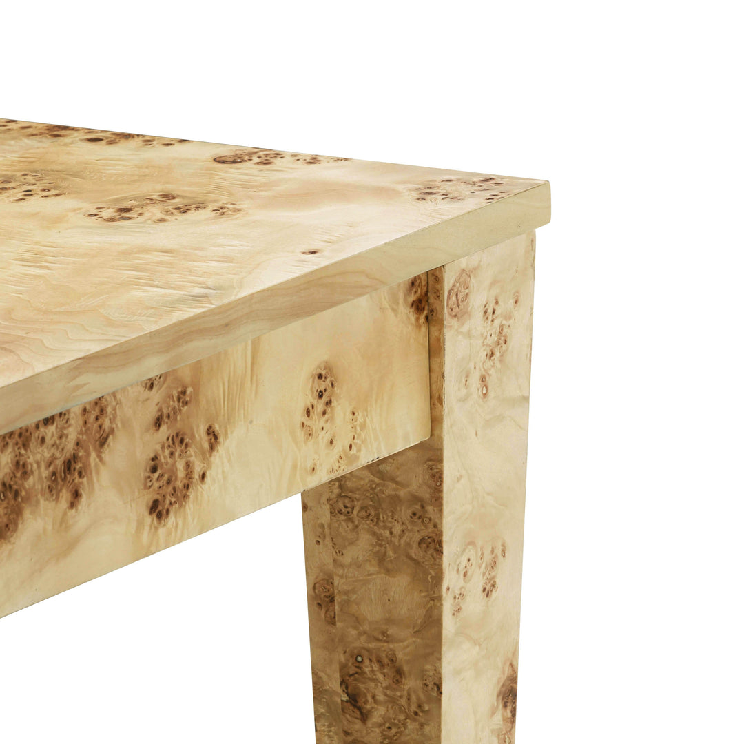 TOV Furniture Brandyss Natural Burl Rectangular Dining Table DINING TABLES