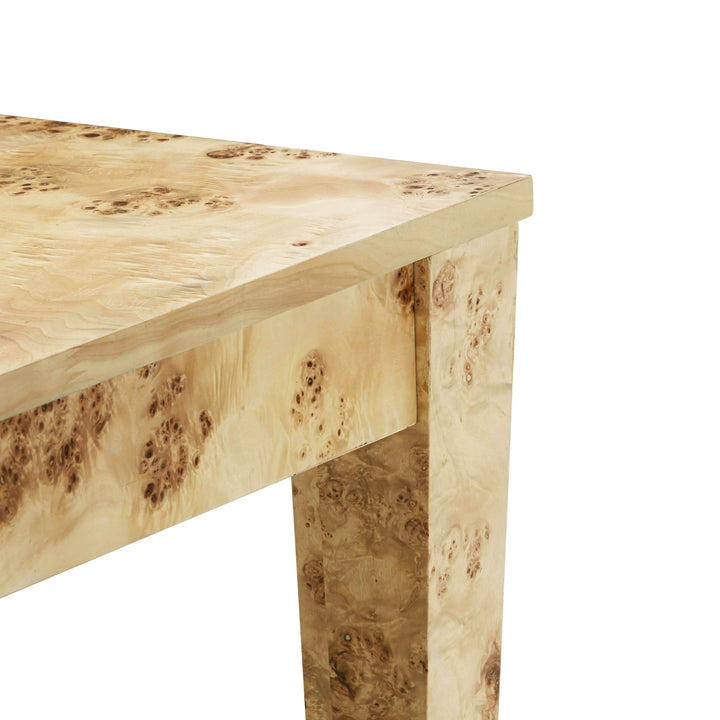 TOV Furniture Brandyss Natural Burl Rectangular Dining Table DINING TABLES