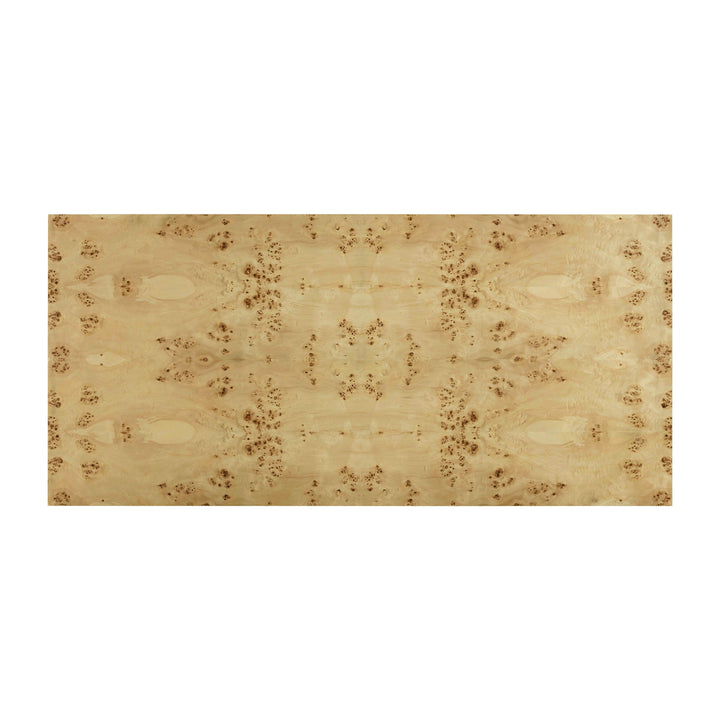 TOV Furniture Brandyss Natural Burl Rectangular Dining Table DINING TABLES
