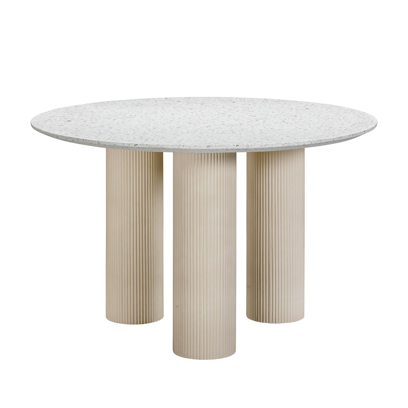 TOV Furniture Parcino Terrazzo Concrete Indoor / Outdoor Dining Table OUTDOOR DINING TABLES