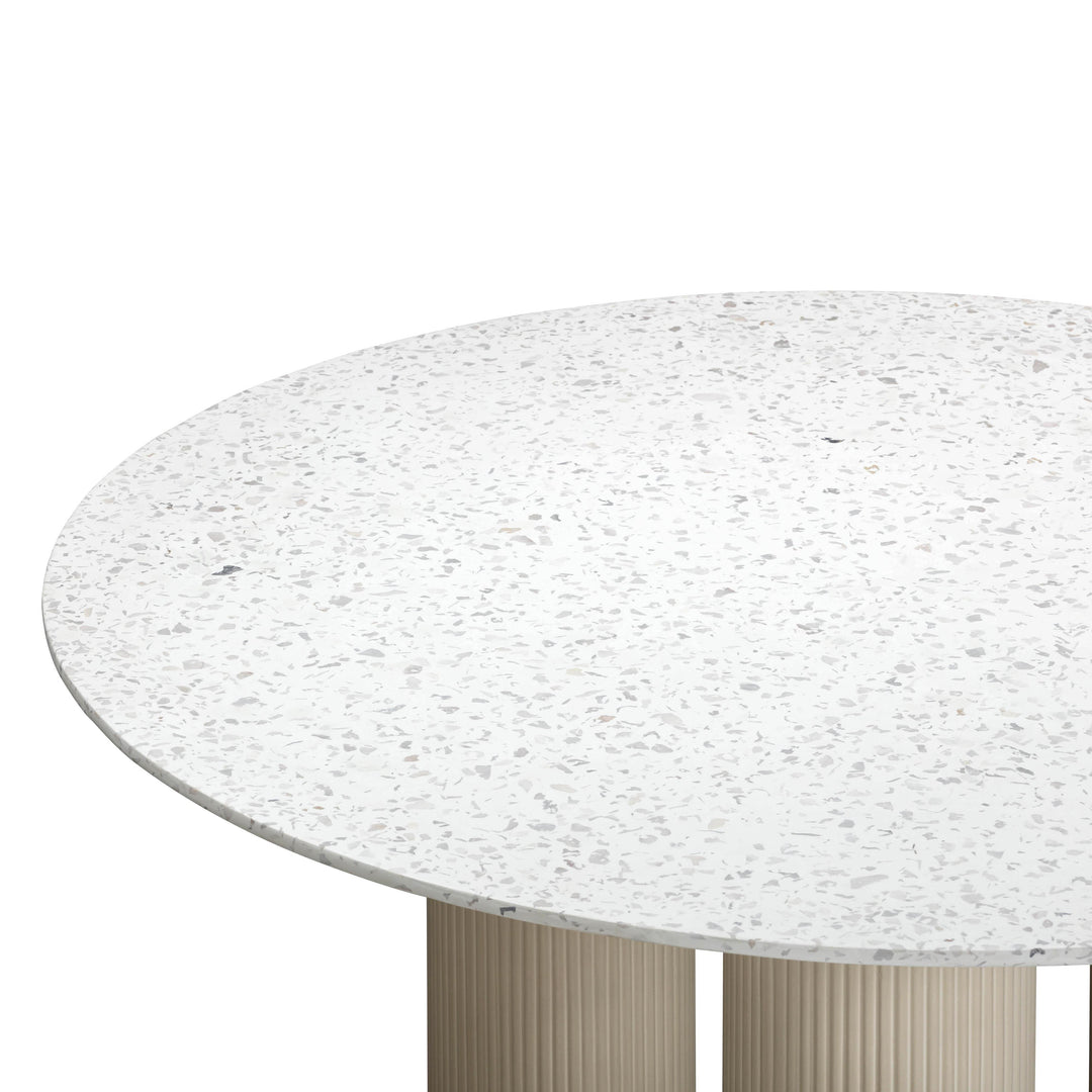 American Home Furniture | TOV Furniture - Parcino Terrazzo Concrete Indoor / Outdoor Dining Table