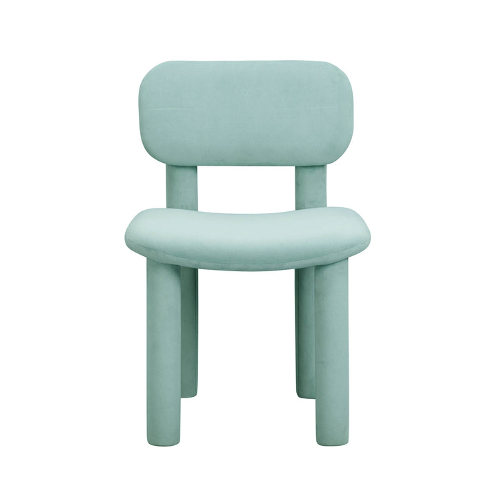 TOV Furniture Elise Pale Blue Velvet Dining Chair - Set of 2 DINING CHAIRS