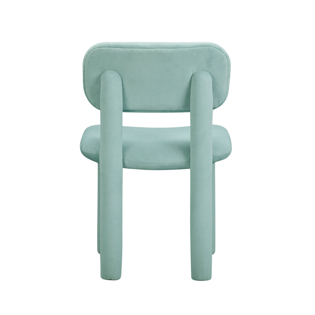 TOV Furniture Elise Pale Blue Velvet Dining Chair - Set of 2 DINING CHAIRS