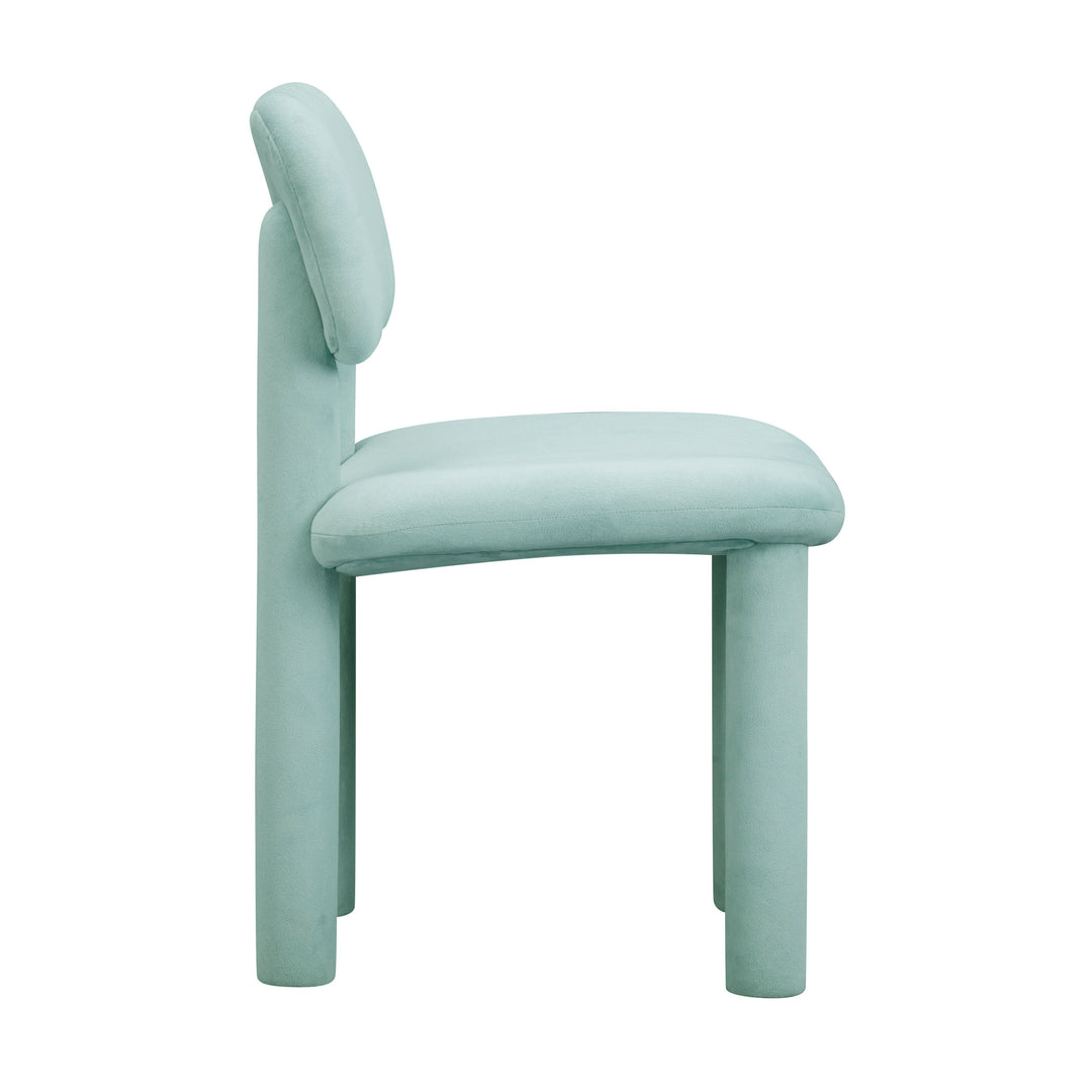 TOV Furniture Elise Pale Blue Velvet Dining Chair - Set of 2 DINING CHAIRS