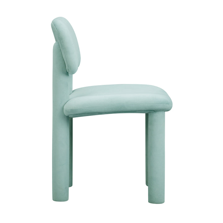 TOV Furniture Elise Pale Blue Velvet Dining Chair - Set of 2 DINING CHAIRS