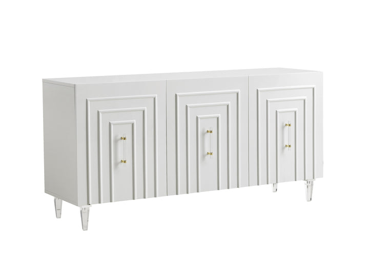 American Home Furniture | TOV Furniture - Famke White Lacquer Buffet