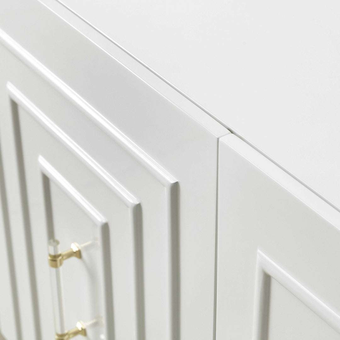 American Home Furniture | TOV Furniture - Famke White Lacquer Buffet