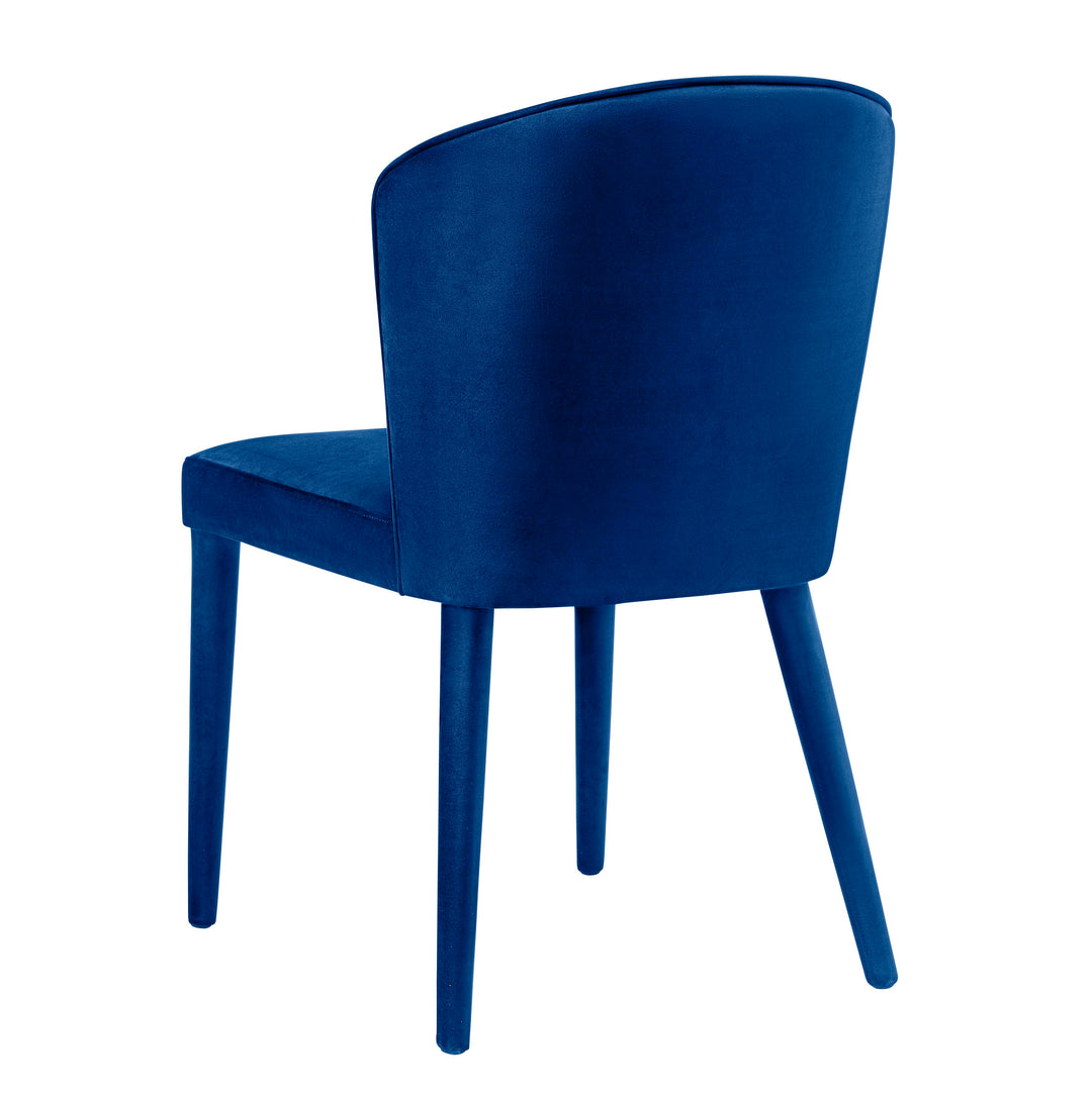 American Home Furniture | TOV Furniture - Metropolitan Navy Velvet Chair