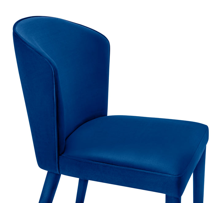 American Home Furniture | TOV Furniture - Metropolitan Navy Velvet Chair