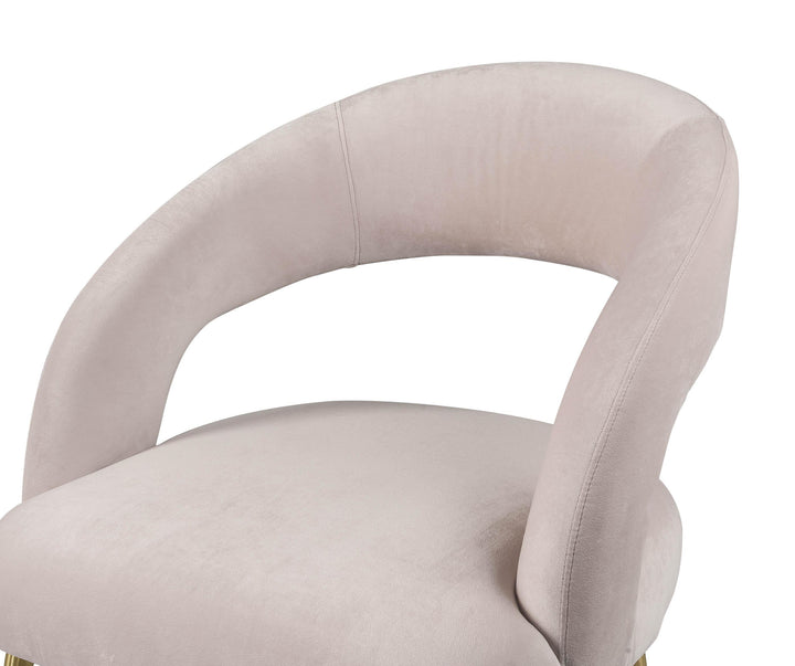 TOV Furniture Rocco Blush Velvet Dining Chair - Set of 2 DINING CHAIRS