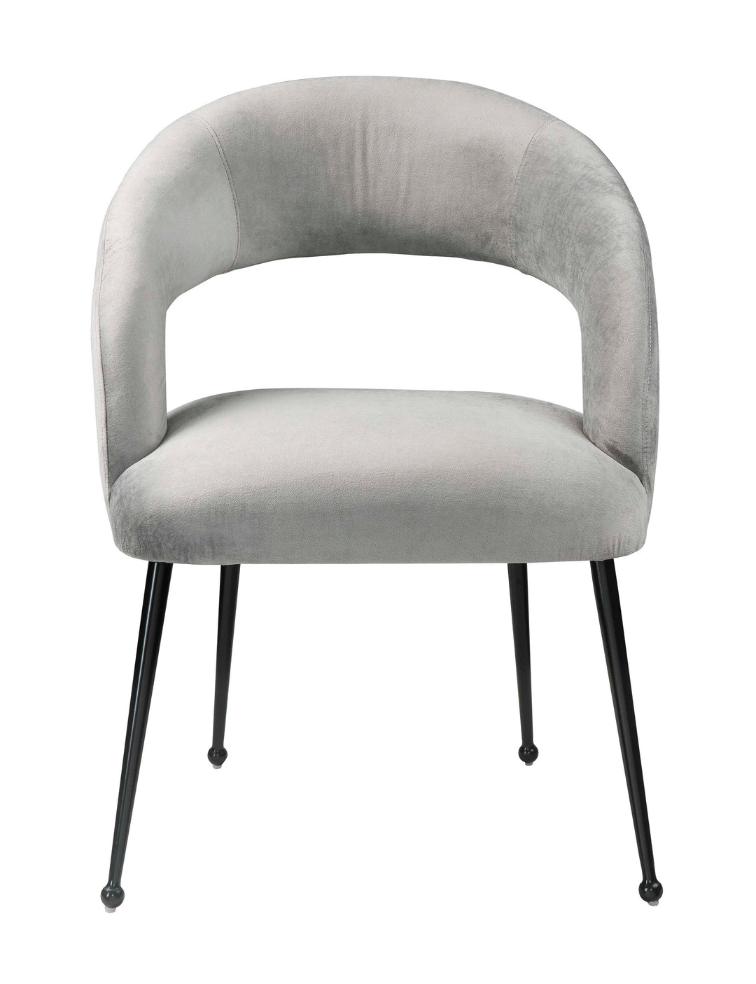 American Home Furniture | TOV Furniture - Rocco Slub Grey Dining Chair