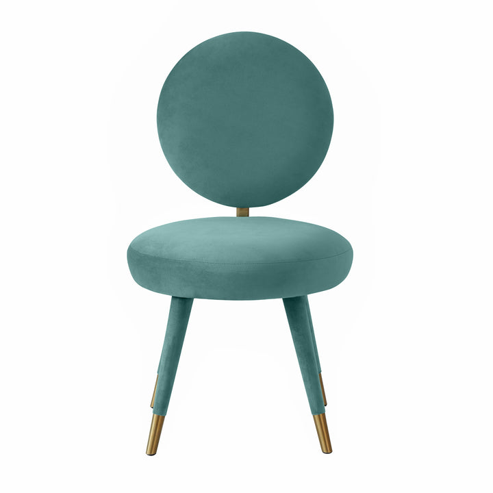 American Home Furniture | TOV Furniture - Kylie Sea Blue Velvet Dining Chair