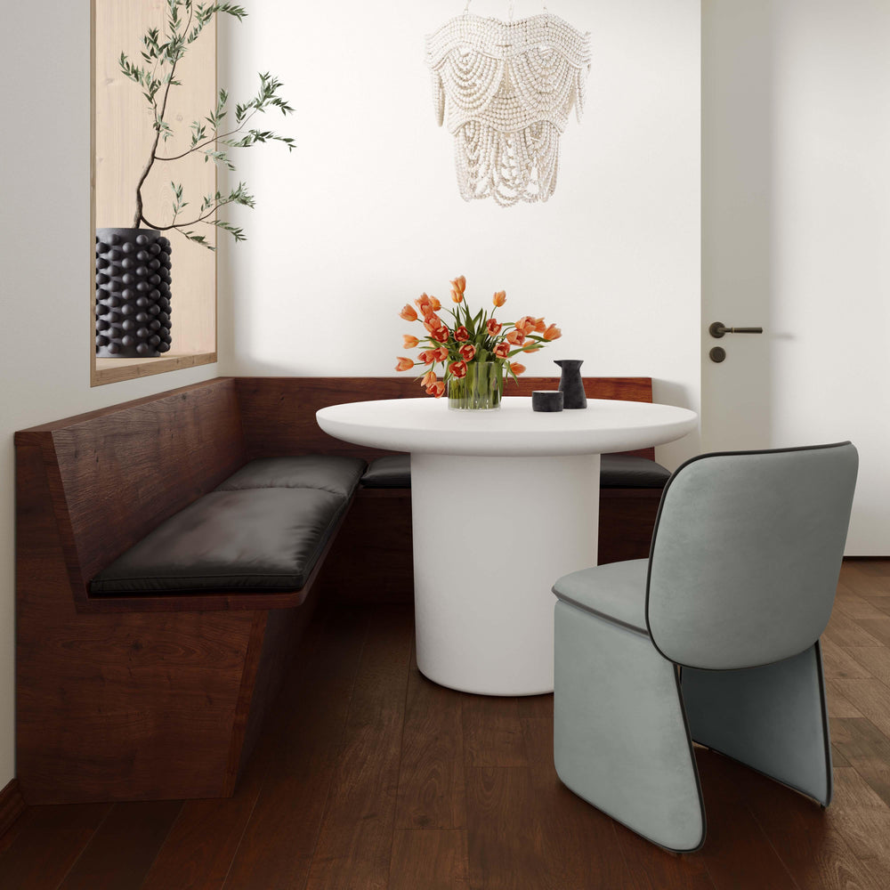 American Home Furniture | TOV Furniture - Kinsley Grey Velvet Dining Chair
