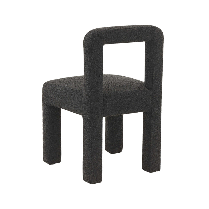 American Home Furniture | TOV Furniture - Hazel Black Boucle Dining Chair
