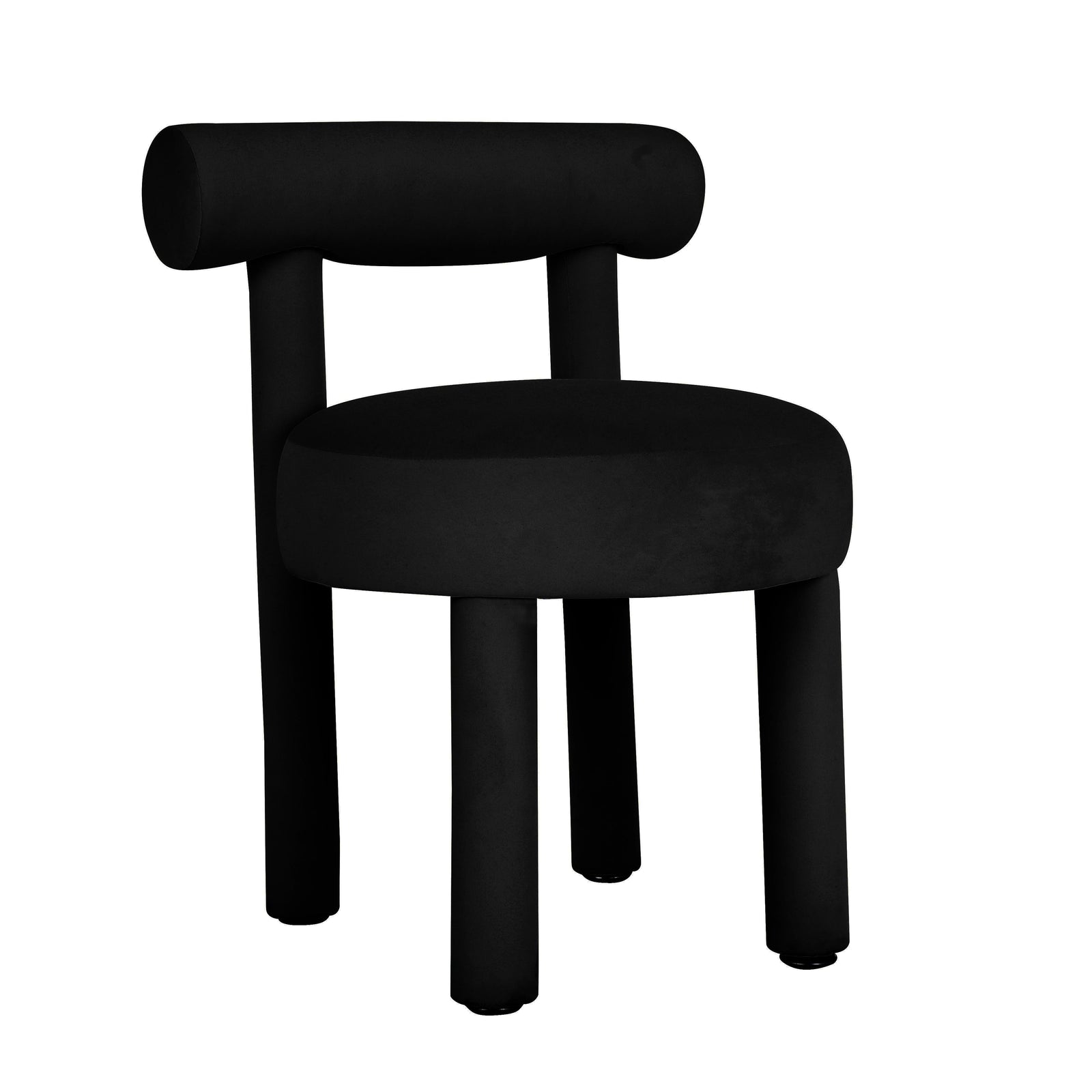 TOV Furniture Carmel Black Velvet Dining Chair - Set of 2 DINING CHAIRS