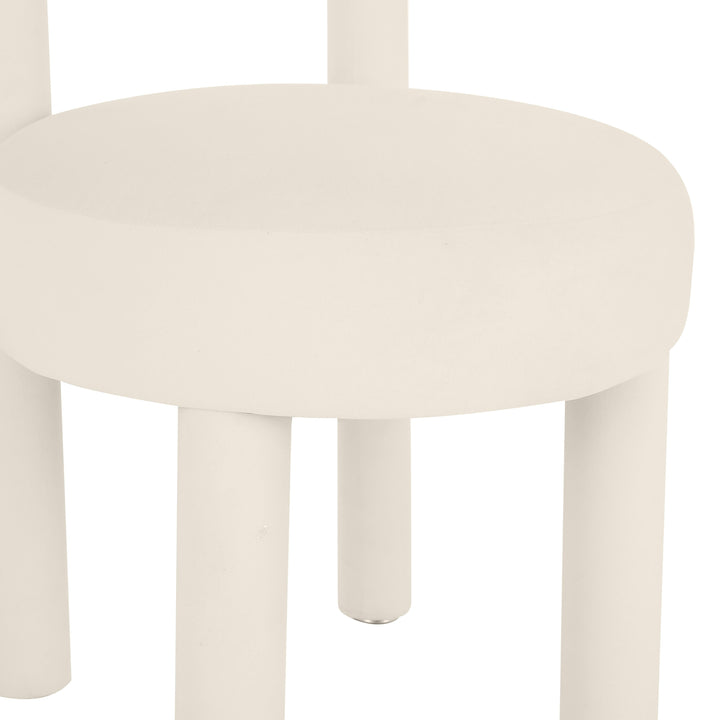 TOV Furniture Carmel Cream Velvet Dining Chair - Set of 2 DINING CHAIRS