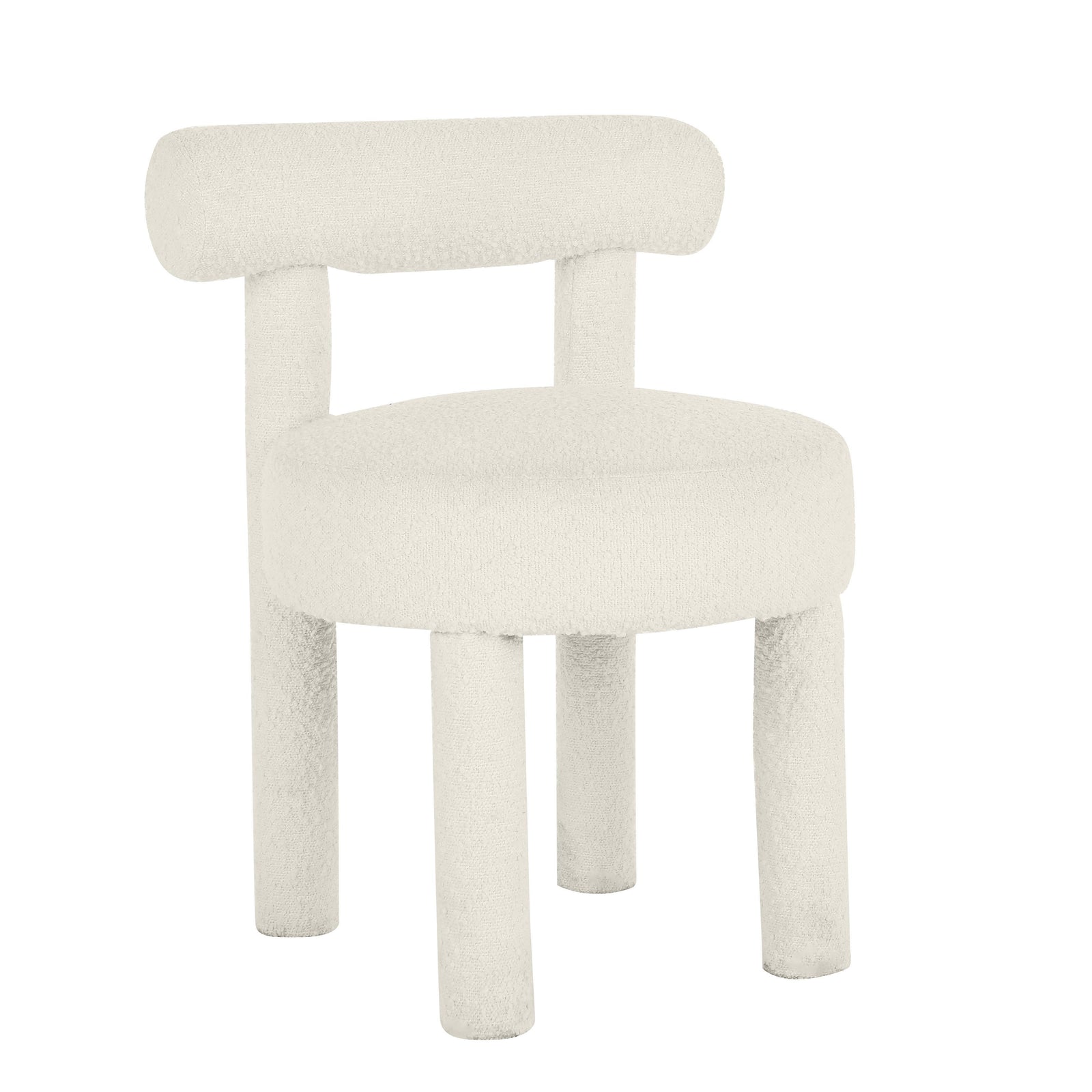 TOV Furniture Carmel Cream Boucle Dining Chair - Set of 2 DINING CHAIRS