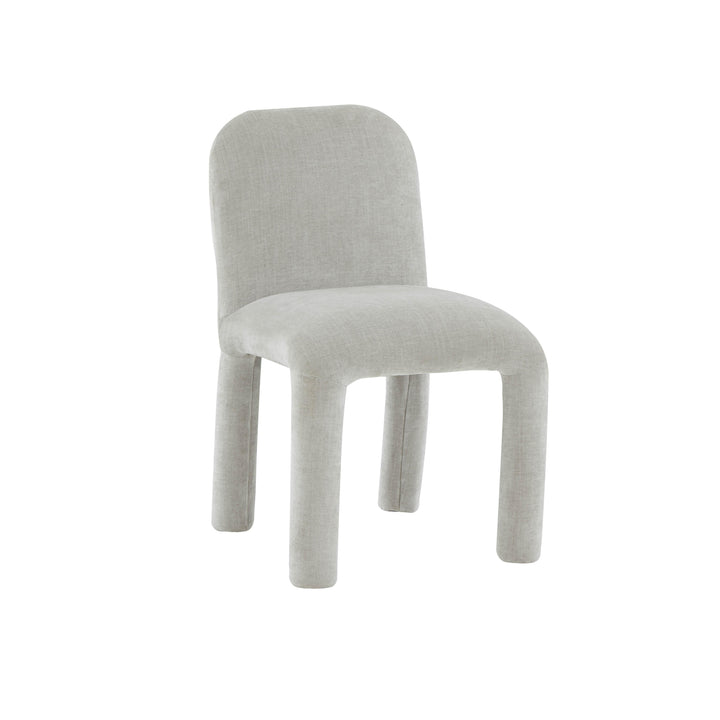 American Home Furniture | TOV Furniture - Georgia Light Grey Chenille Dining Chair