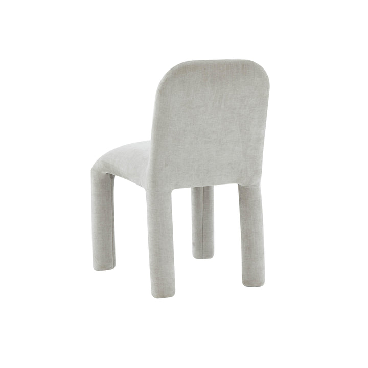 American Home Furniture | TOV Furniture - Georgia Light Grey Chenille Dining Chair