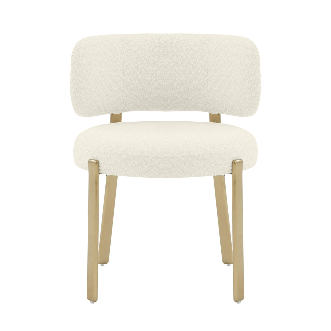 TOV Furniture Margaret Cream Boucle Dining Chair - Set of 2 DINING CHAIRS