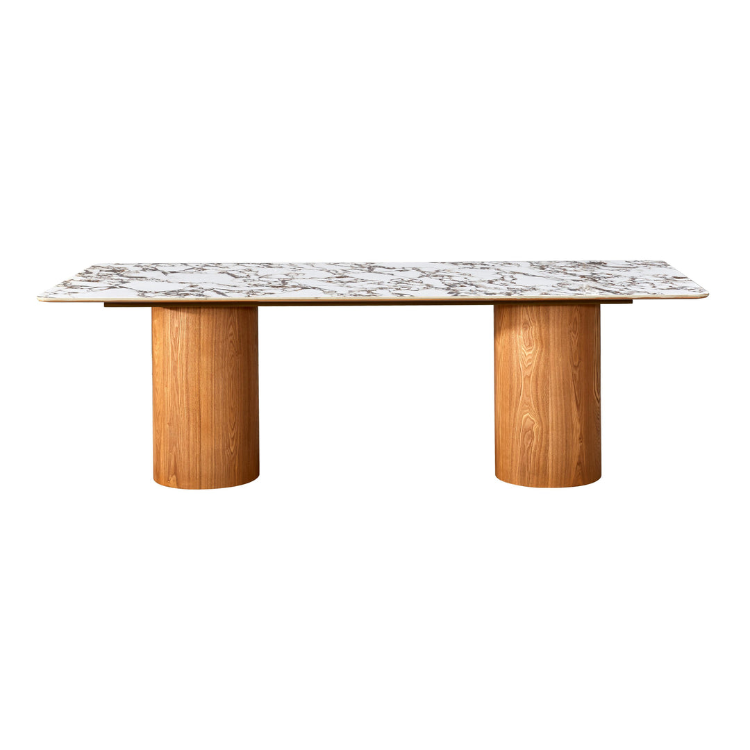 American Home Furniture | TOV Furniture - Tamara Marble Ceramic Rectangular Dining Table