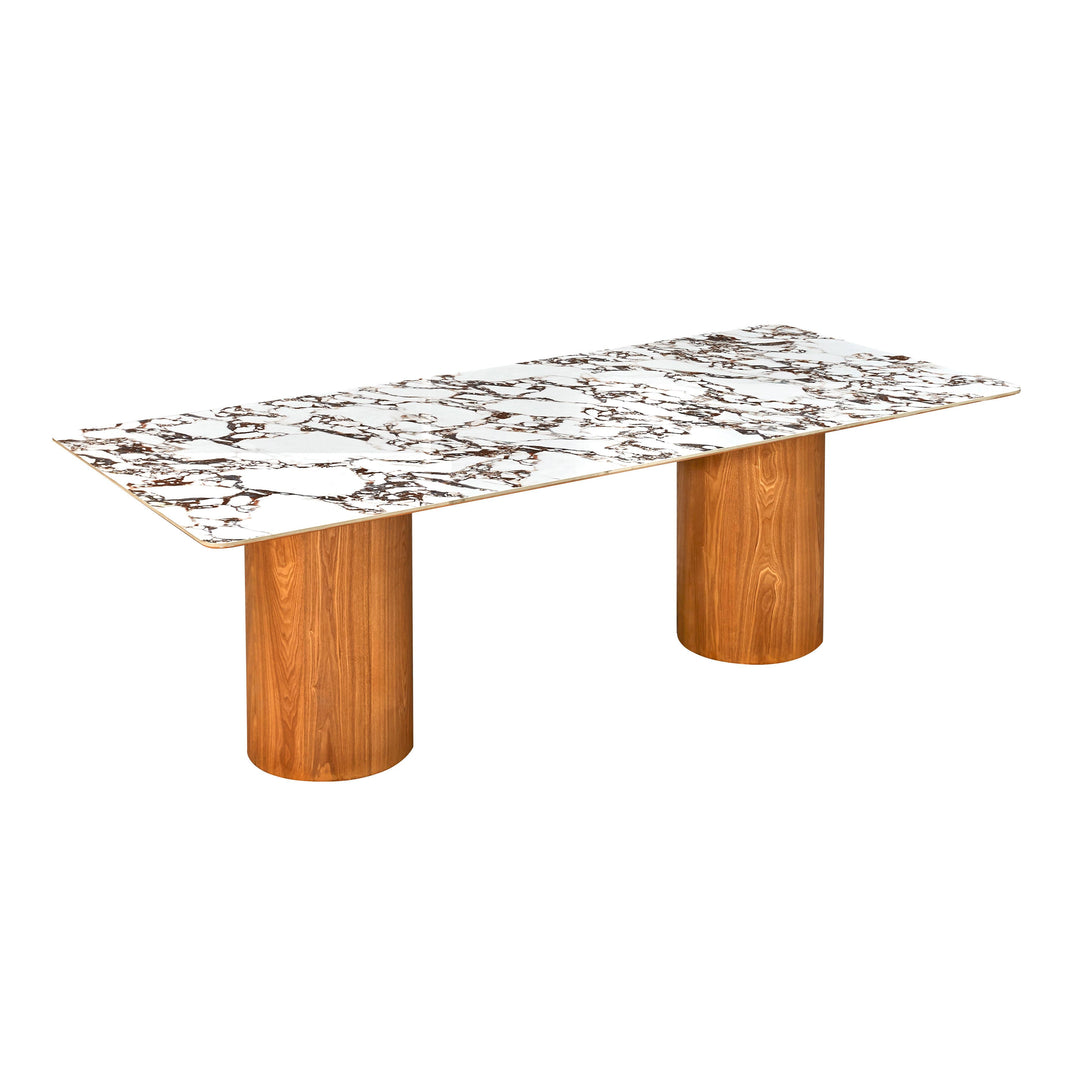 American Home Furniture | TOV Furniture - Tamara Marble Ceramic Rectangular Dining Table