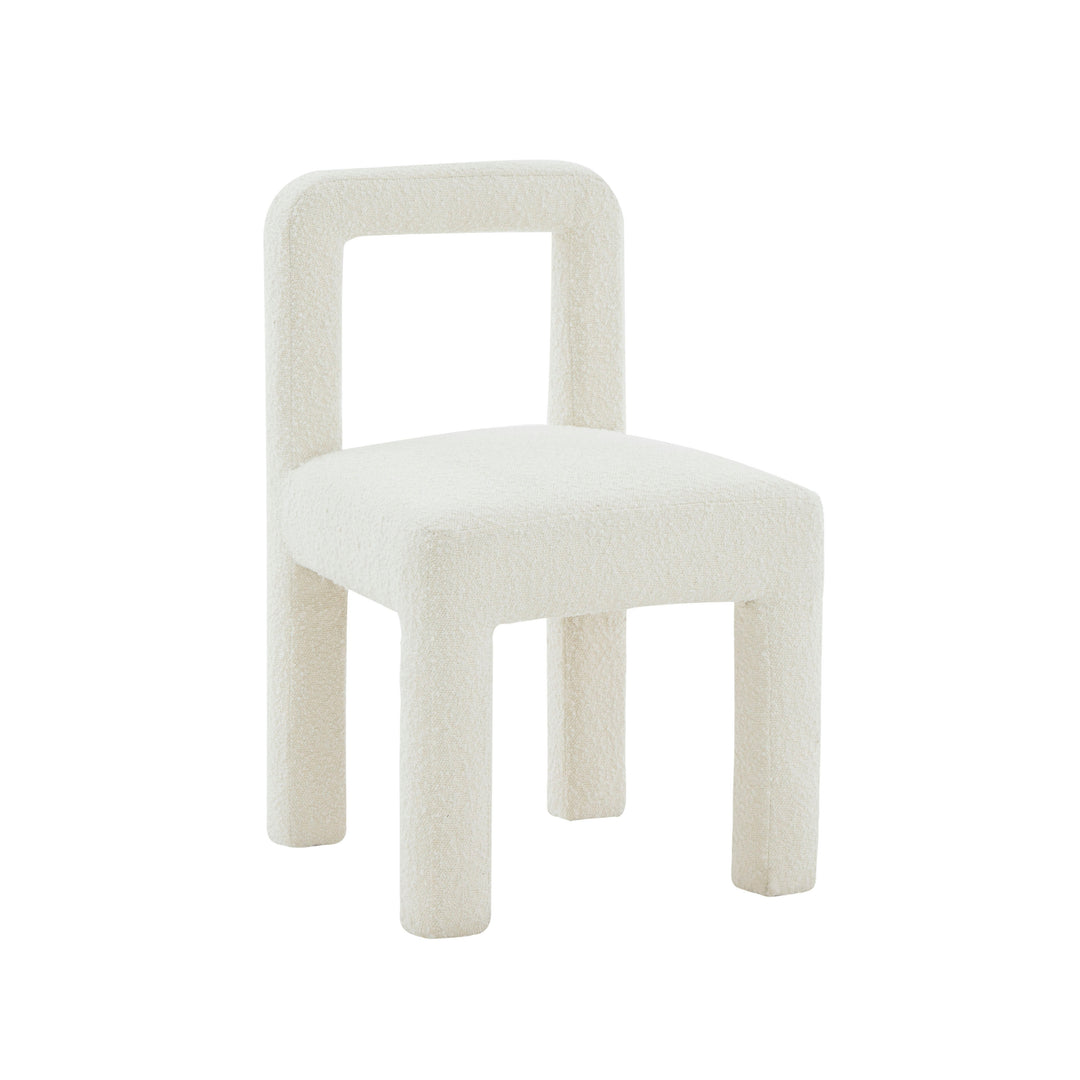 American Home Furniture | TOV Furniture - Hazel Cream Boucle Dining Chair