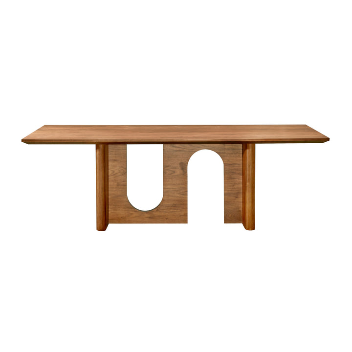 American Home Furniture | TOV Furniture - Satra Walnut Rectangular Dining Table